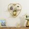 Vintiquewise Modern Decorative Wall Shelf - Stylish Multi-Functional Metal Display for Entryways, Bathrooms, Bedrooms, Living Rooms, and Offices